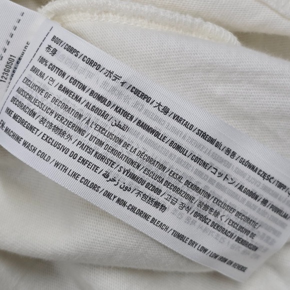 Abercrombie & Fitch Shirt Mens XXL Cream Graphic Budweiser Racing Cars - Picture 6 of 10